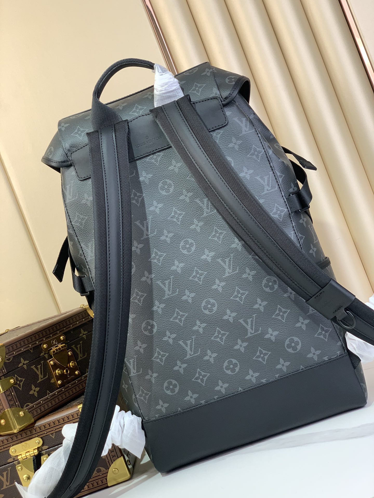 LOUIS VUITTON MONOGRAM ECLIPSE REVERSE PM GRAY