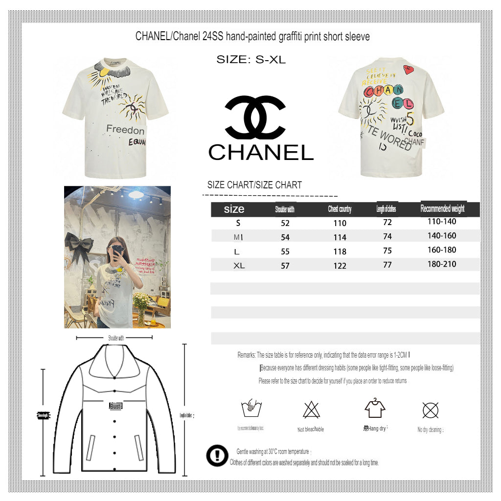 Chanel "Women Will Save The World" T-Shirt in White