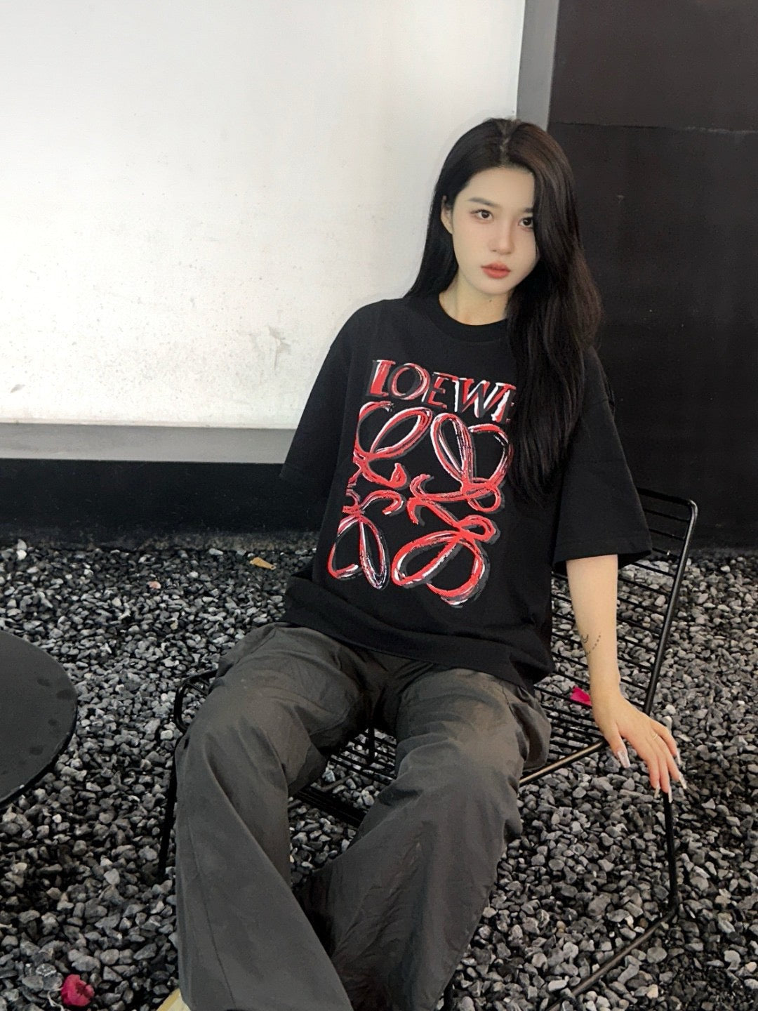 Loewe Script Logo T-Shirt (Black)