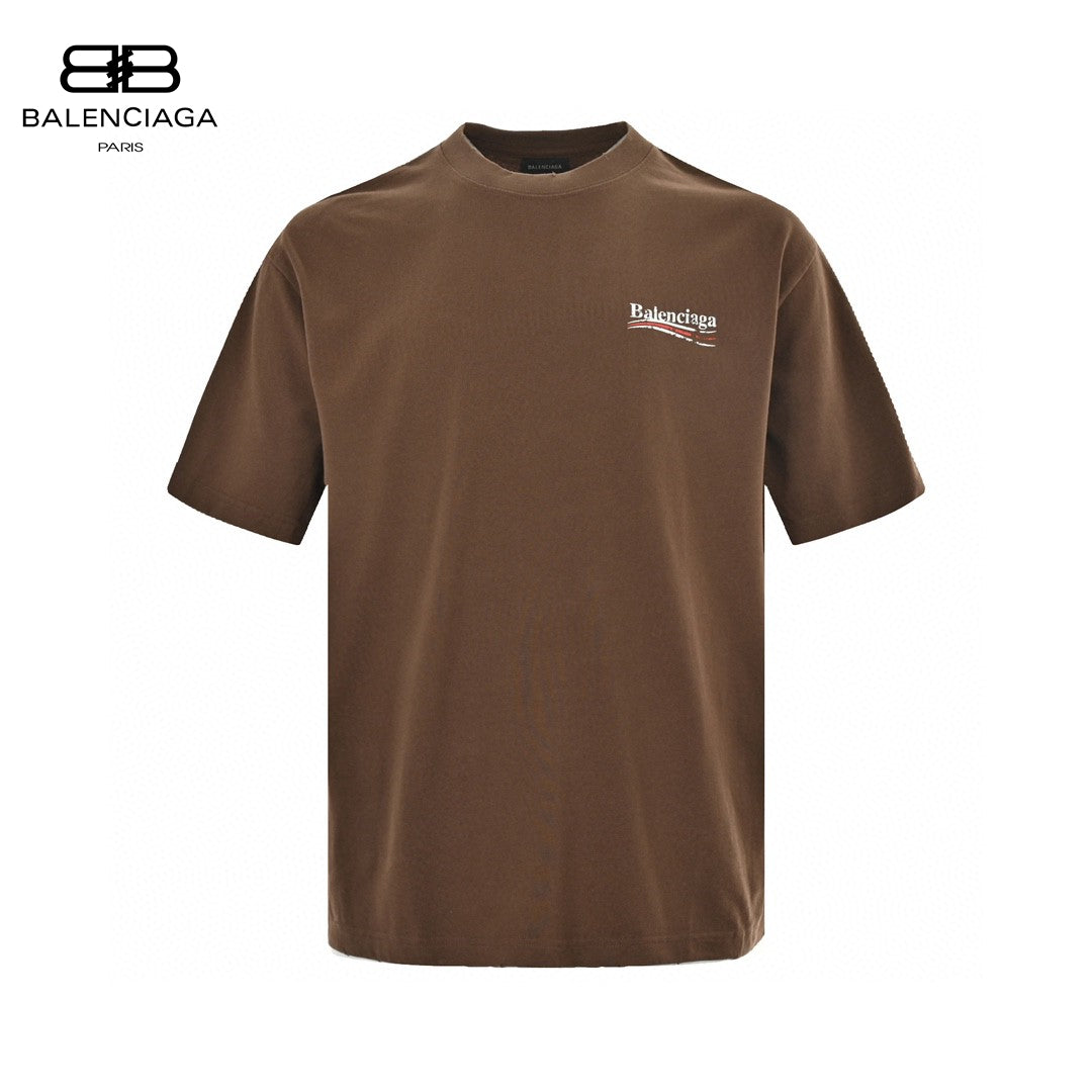 Balenciaga Political Campaign T-Shirt (Brown)