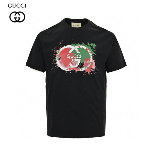 Gucci Splatter Logo T-Shirt (Black)