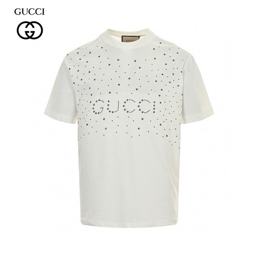 Gucci Embellished White T-Shirt