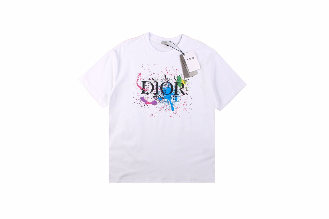 Dior Color Splash Graphic T-Shirt