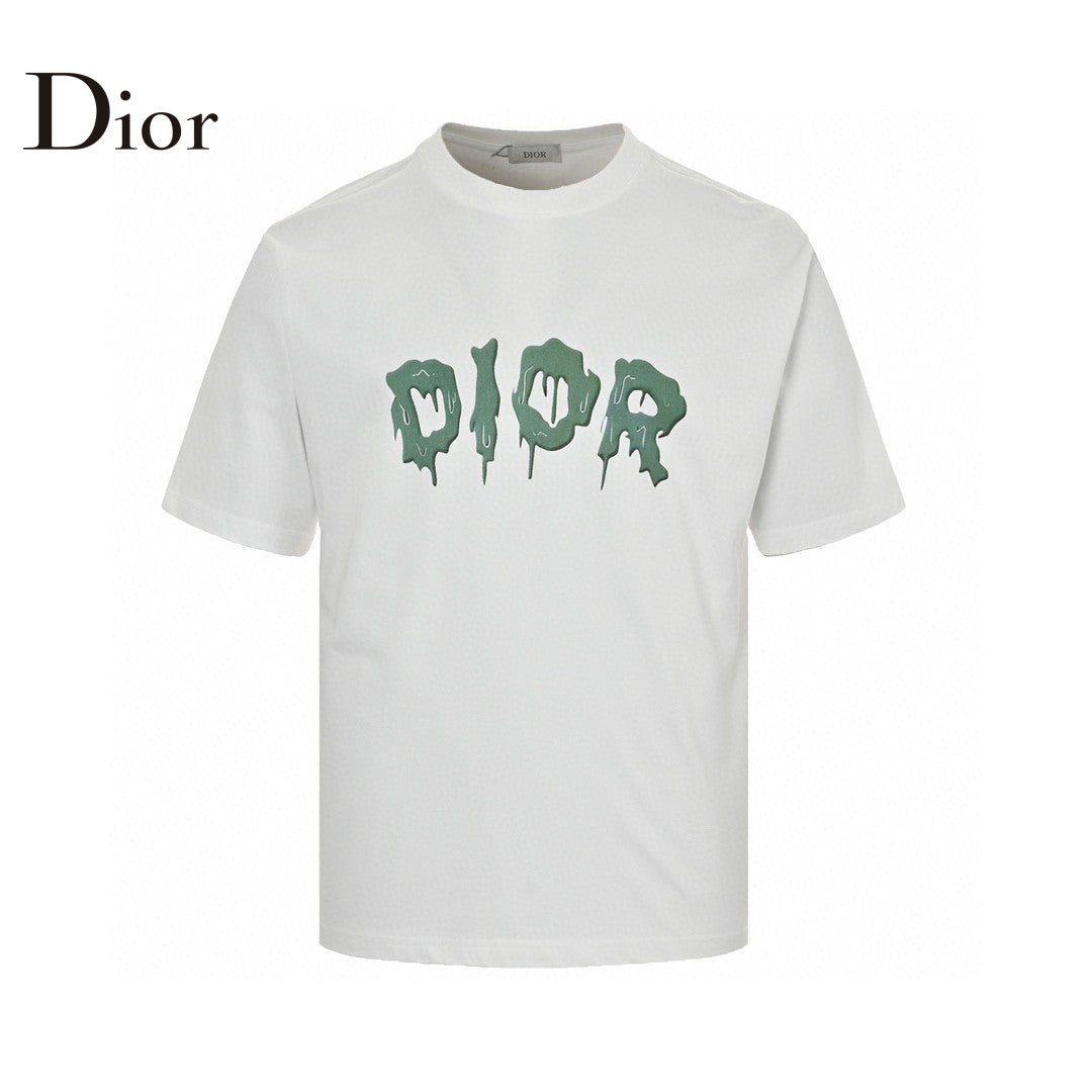 Dior Dripping Logo T-Shirt (White)