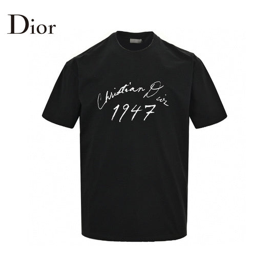 Dior 1947 Signature Black T-Shirt