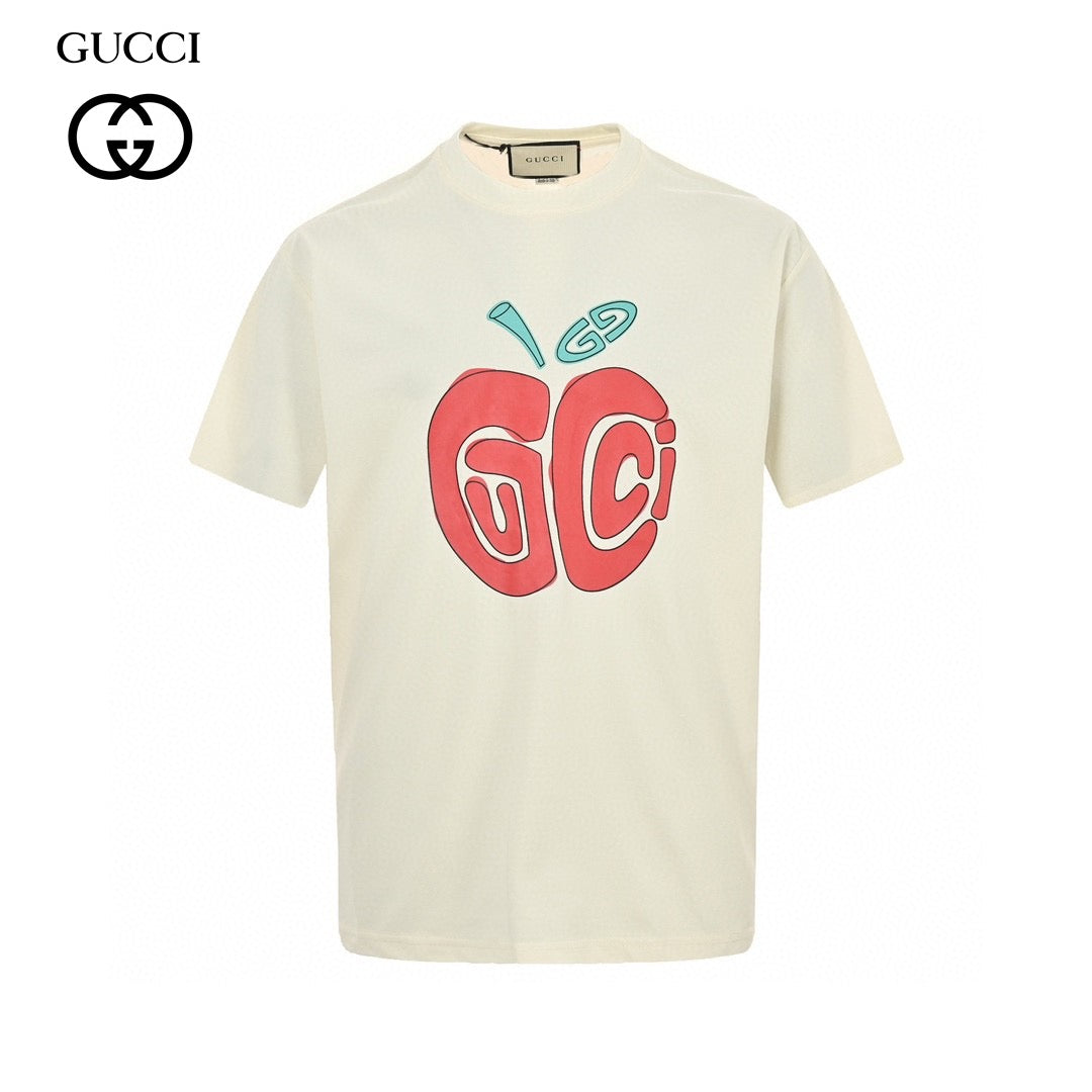 Gucci Apple Logo T-Shirt (White)