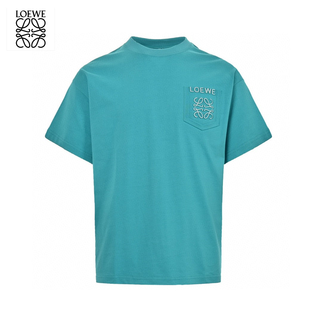 Loewe Teal Pocket Logo T-Shirt