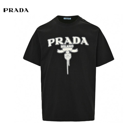 Prada Milano Black Emblem T-Shirt