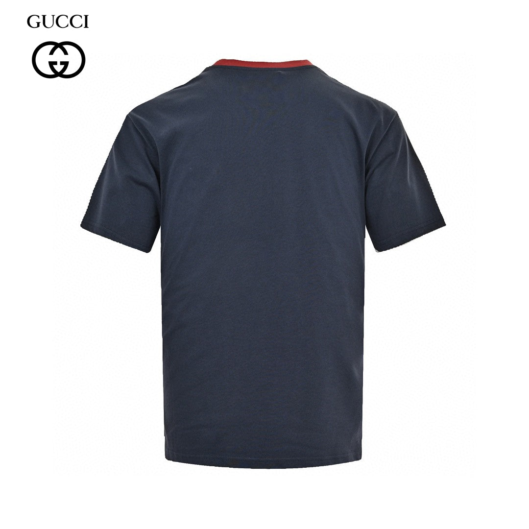 Gucci Cherry Logo Navy T-Shirt