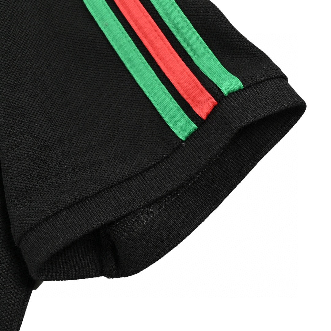 Gucci Stripe Sleeve Polo Shirt