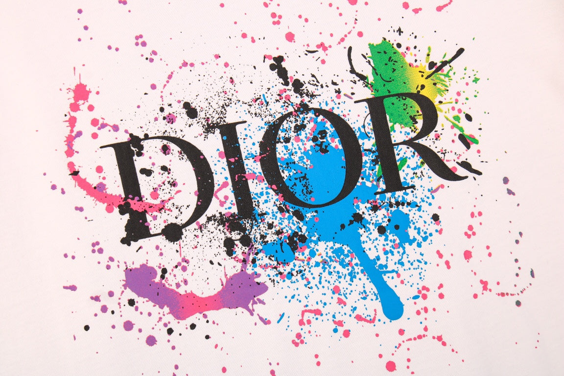 Dior Color Splash Graphic T-Shirt