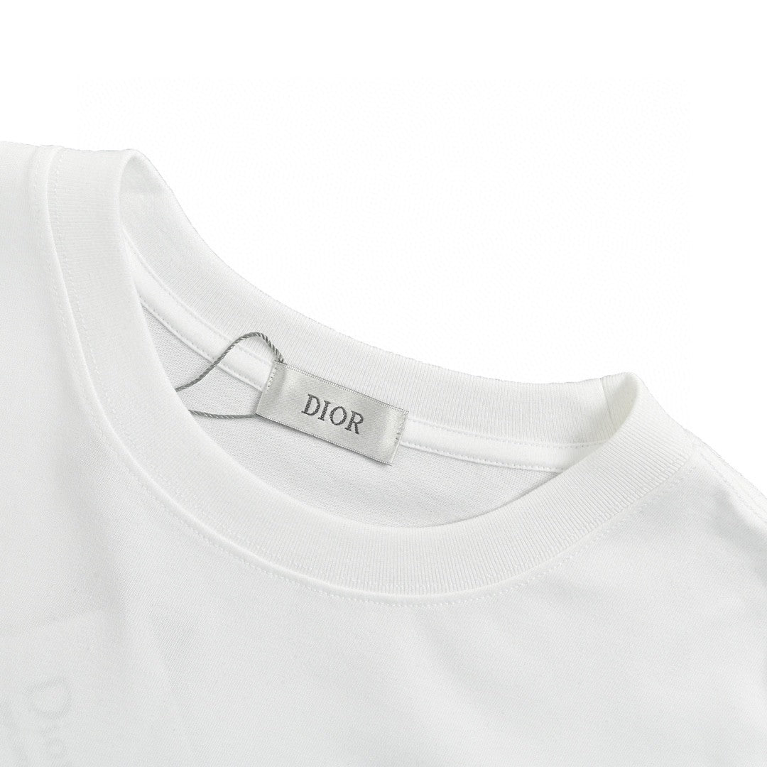 Dior Dripping Logo T-Shirt (White)