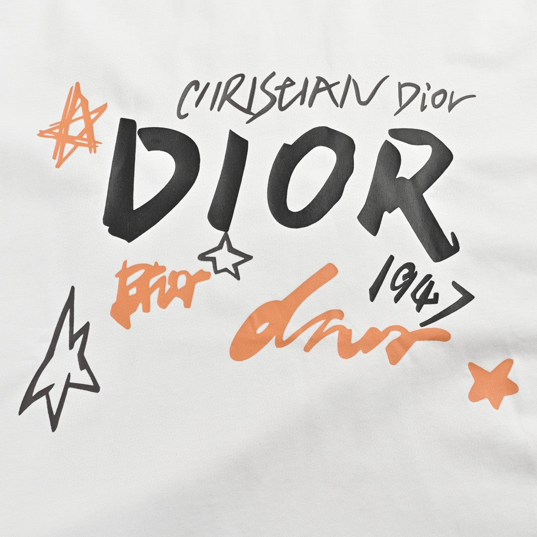 Dior Christian Dior Graphic White T-Shirt