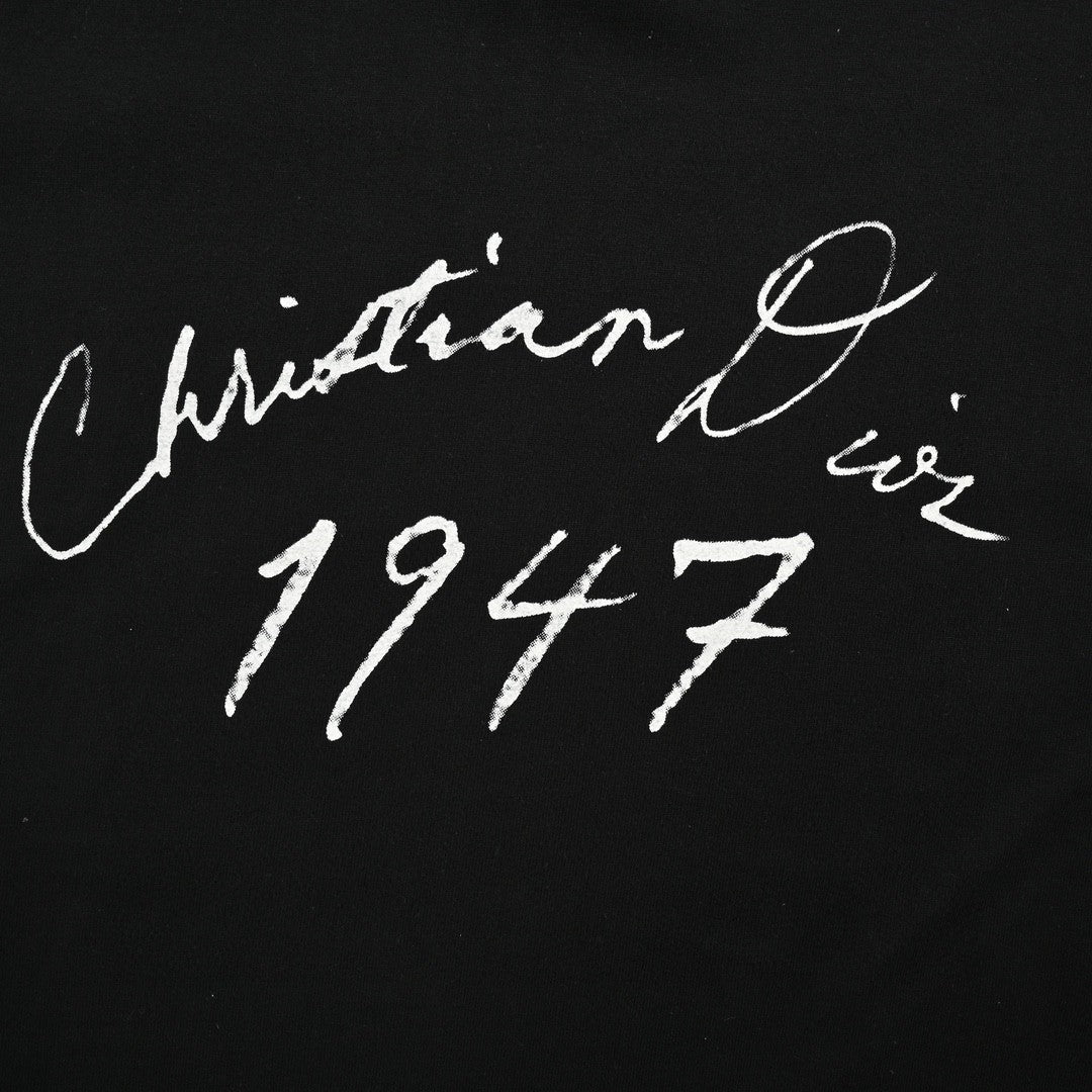 Dior 1947 Signature Black T-Shirt