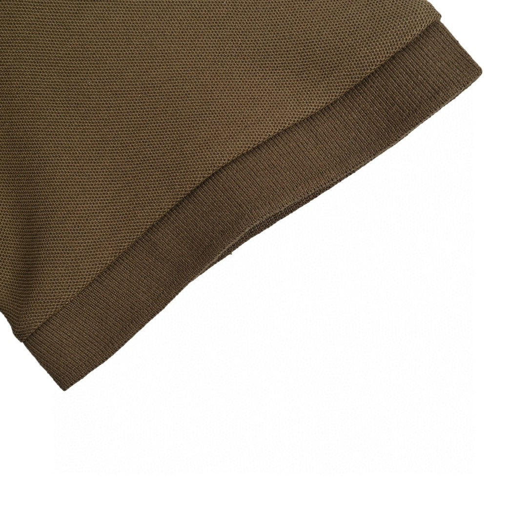 Prada Classic Olive Green Polo Shirt