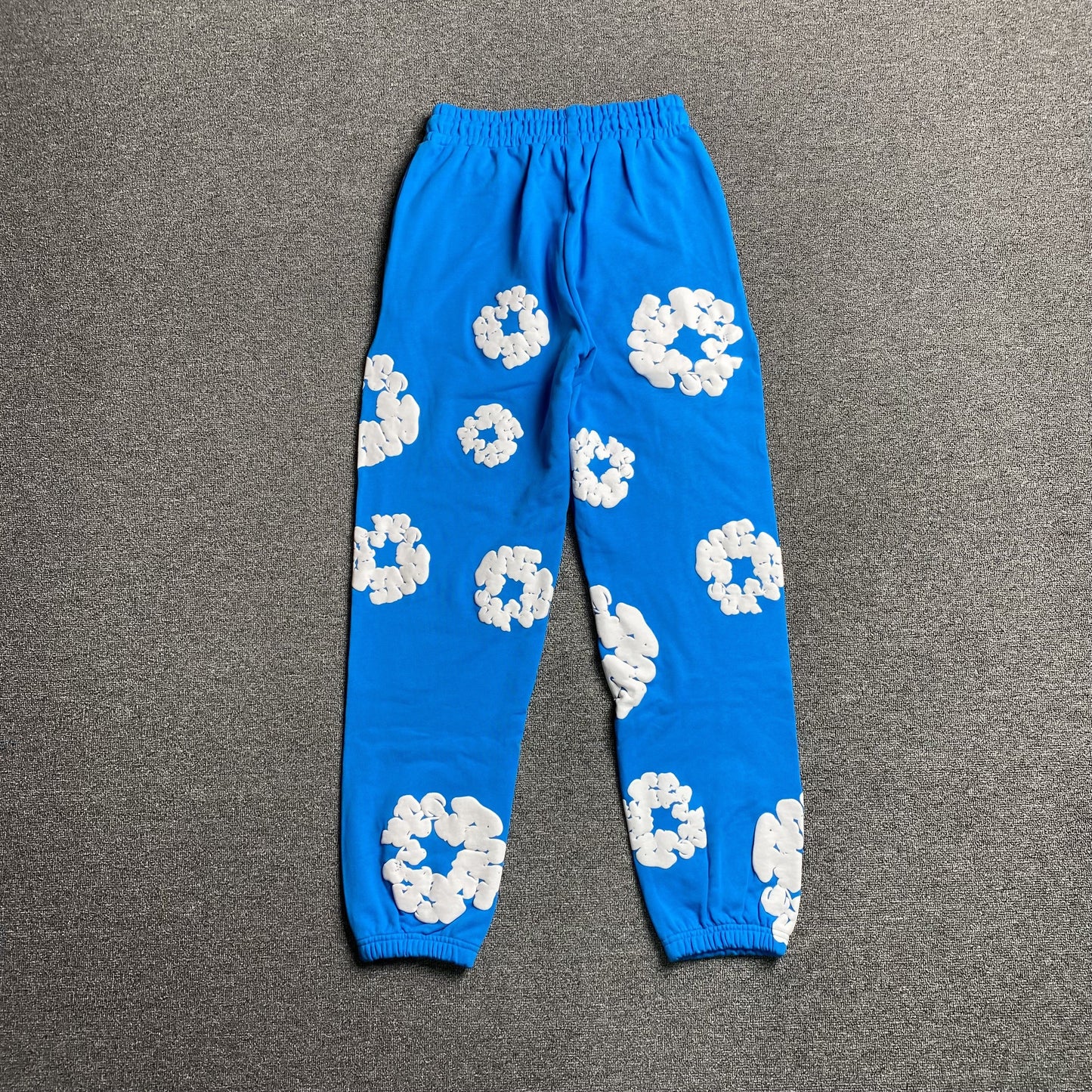 DENIM TEARS COTTON WREATH SWEATPANTS AZURE BLUE