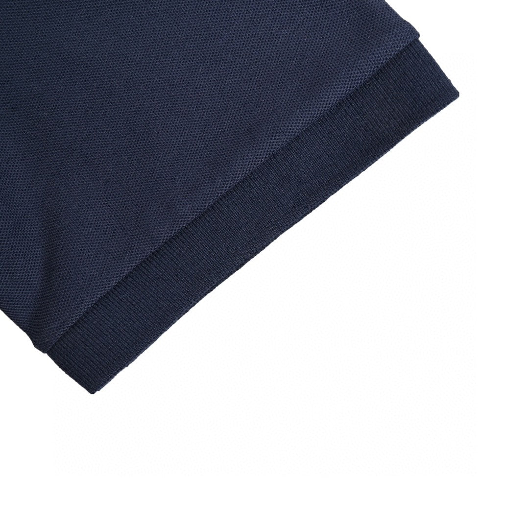 Prada Classic Navy Polo Shirt