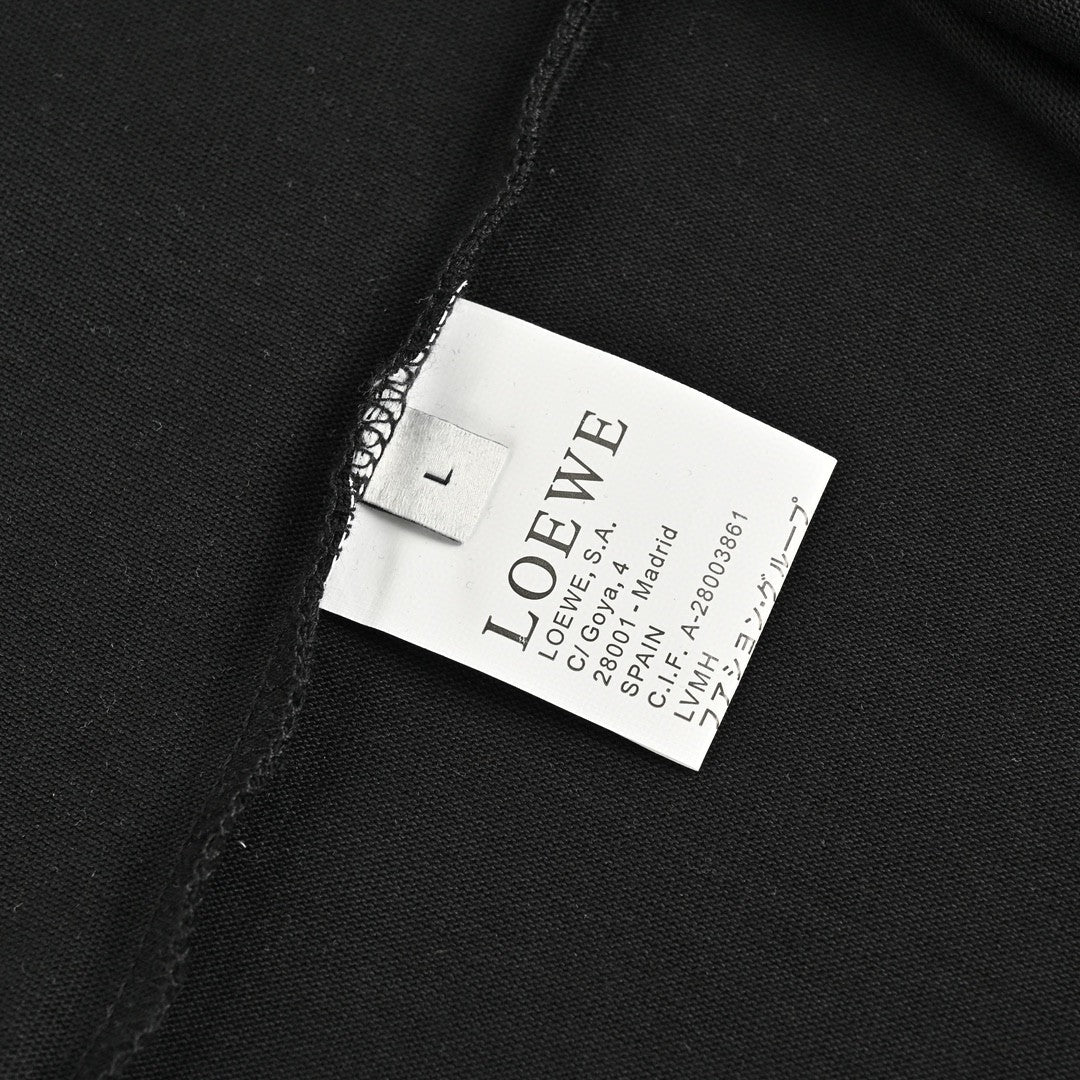 Loewe T-Shirt - Black with White Pocket