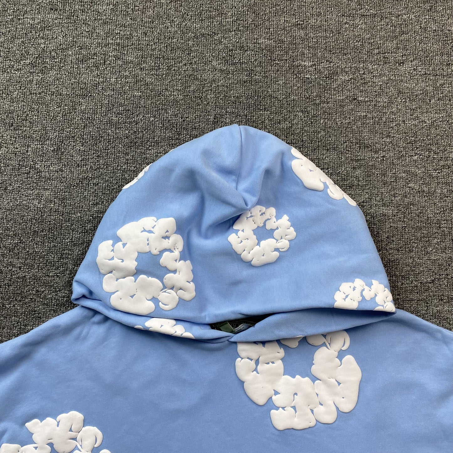 DENIM TEARS COTTON WREATH HOODIE BABY BLUE