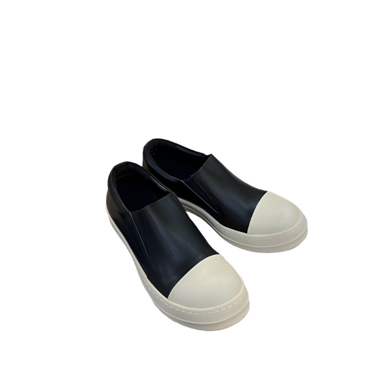 Slip-On Leather Sneakers