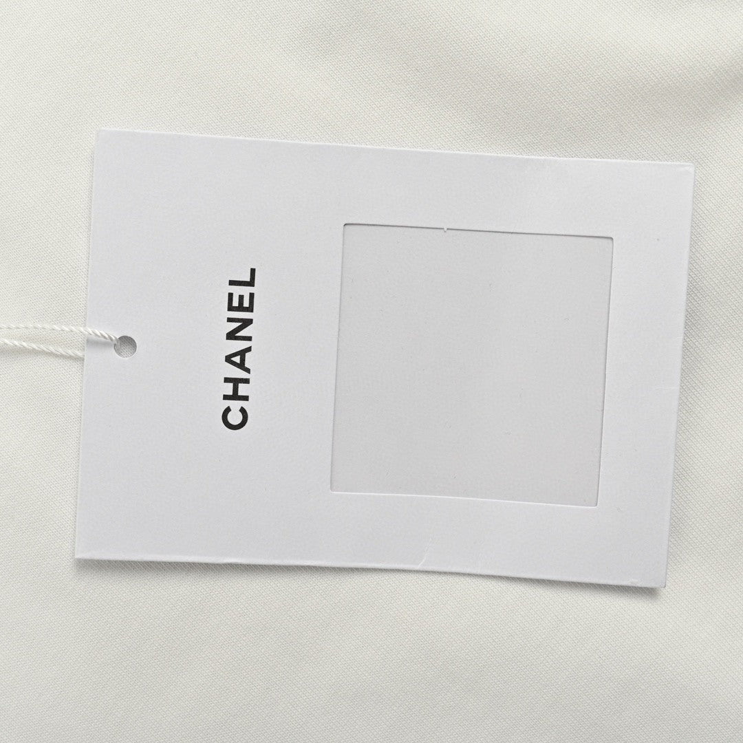 Chanel Double C Logo T-Shirt (White)