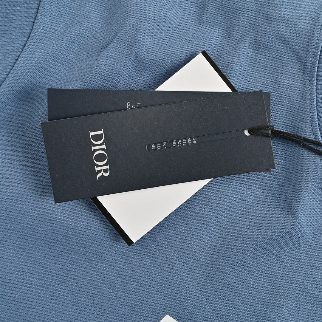 Dior Classic Logo T-Shirt (Blue)