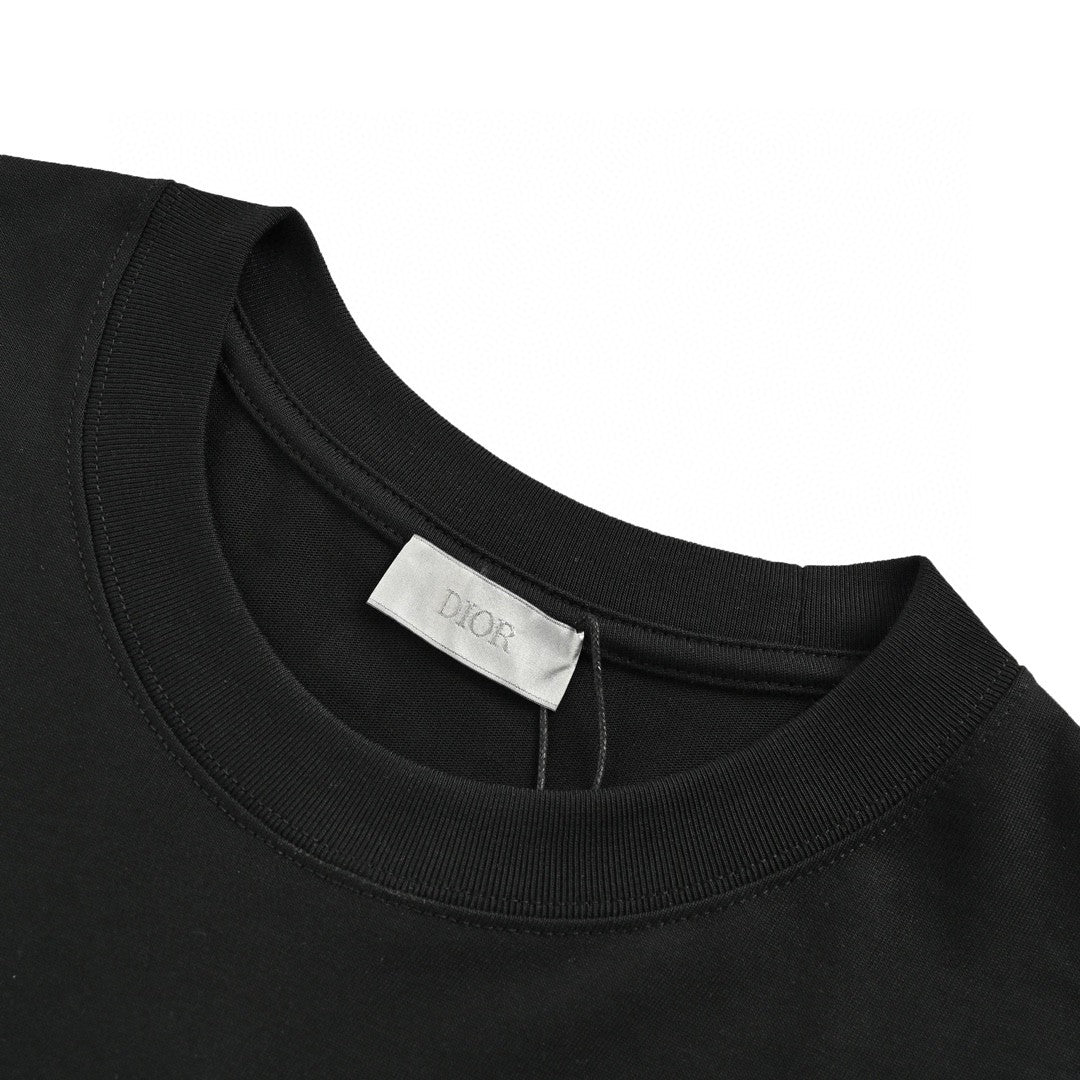 Dior Christian Graphic Black T-Shirt