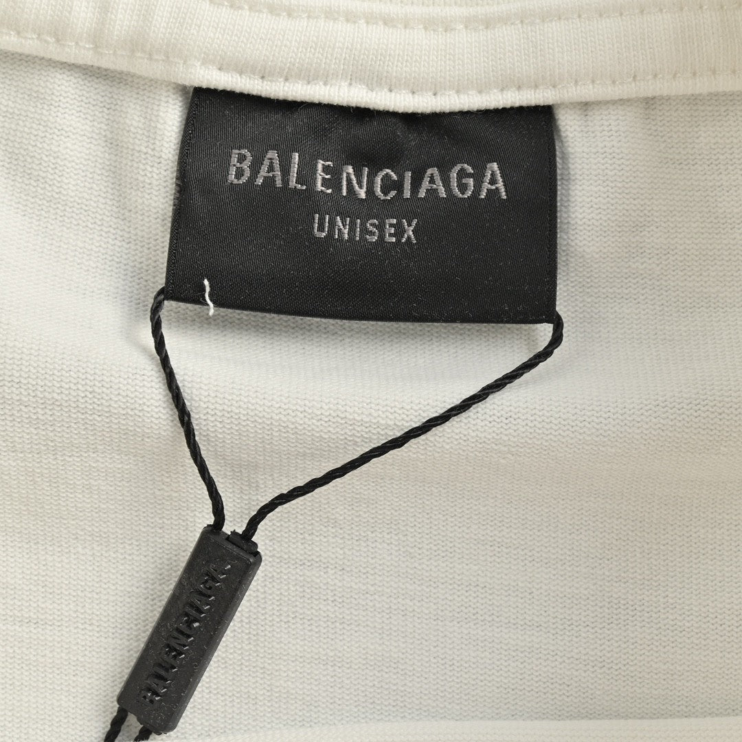 Balenciaga Fringe Hem T-Shirt