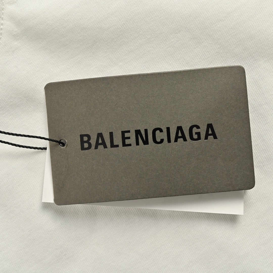 Balenciaga Fringe Hem T-Shirt