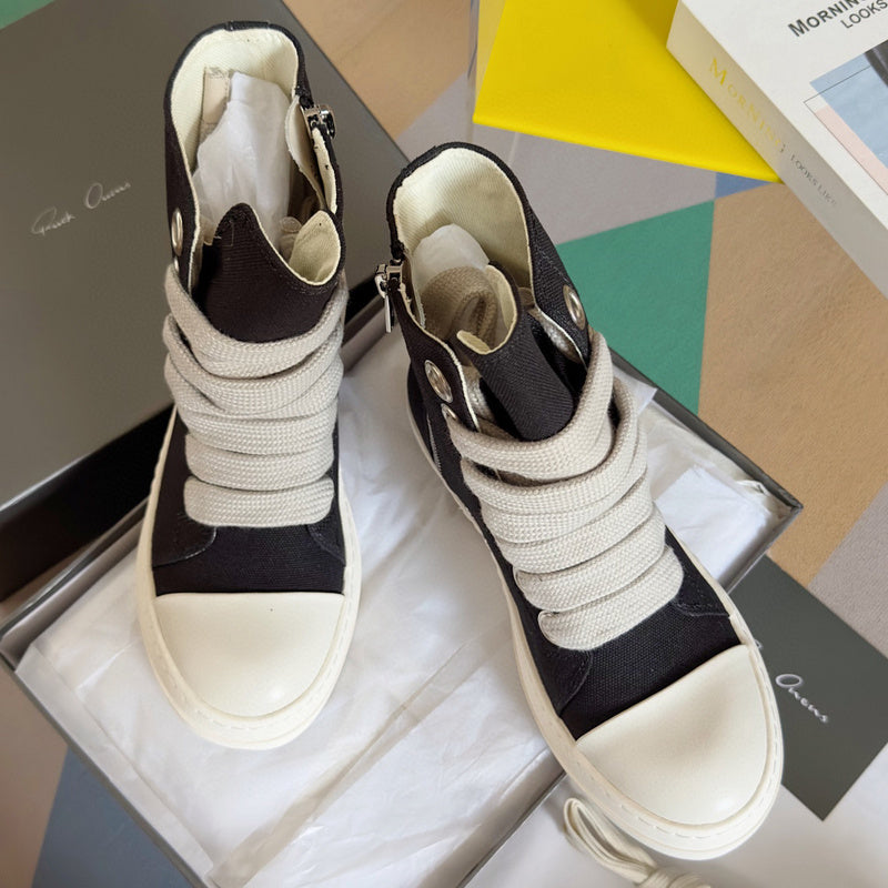 Rick Owens DRKSHDW Ramones High-Top Sneakers