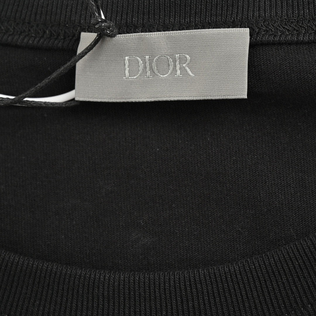 Dior T-Shirt - Multicolor Vertical Logo