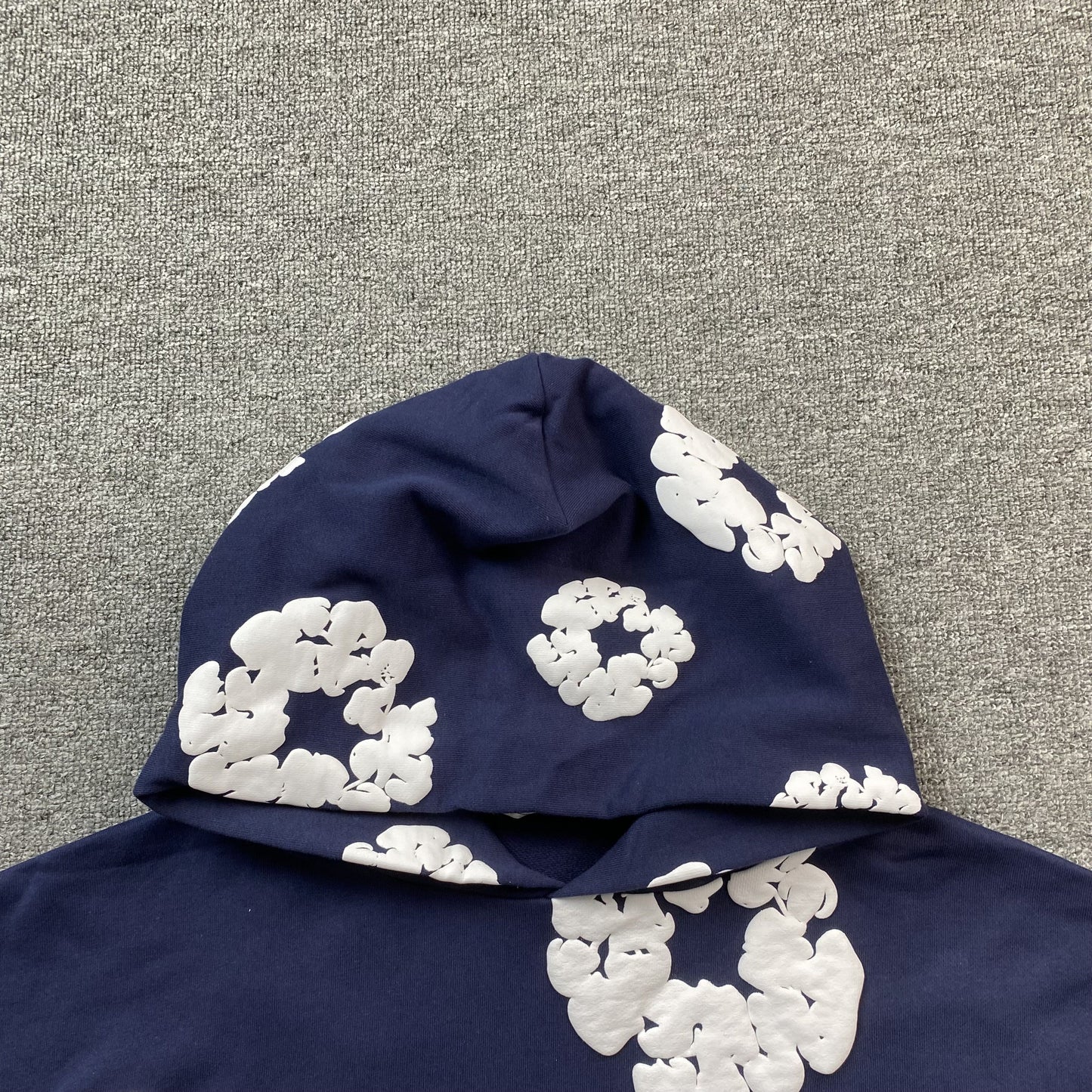 DENIM TEARS COTTON WREATH HOODIE NAVY